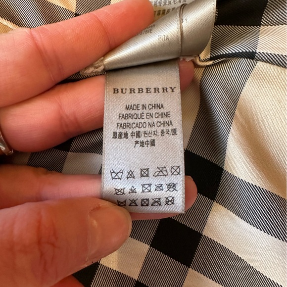 Burberry Brit Black Double-Breasted Coat - Picture 10 of 12